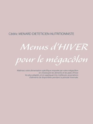 cover image of Menus d'hiver pour le mégacôlon